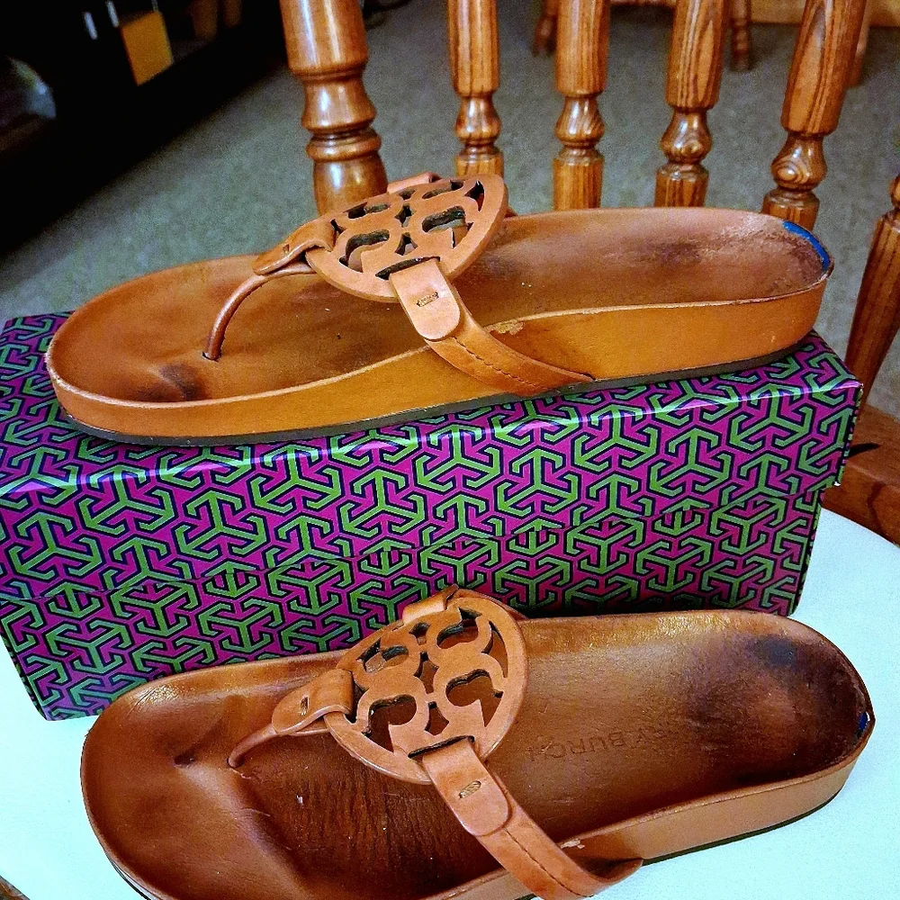 Tory Burch Miller Cloud Thong Sandals Size 8.5 - Picture 5 of 13